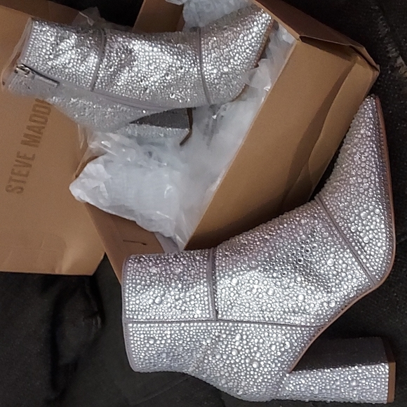Steve Madden Rhinestone Boots - Picture 4 of 5